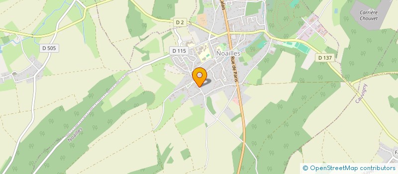 localisation de l'entreprise MADAME AMANDINE DURIER  NOAILLES