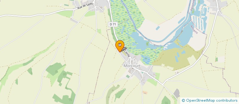 localisation de l'entreprise MADAME AMANDINE DUSOULIER  MORCOURT