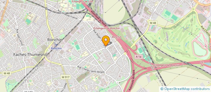 localisation de l'entreprise MADAME AMANDINE DUTOIT  RONCHIN