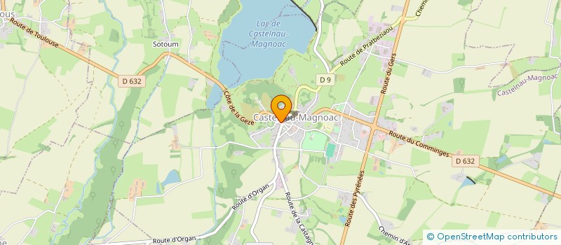 localisation de l'entreprise MADAME AMANDINE DUTRUEL  CASTELNAU-MAGNOAC