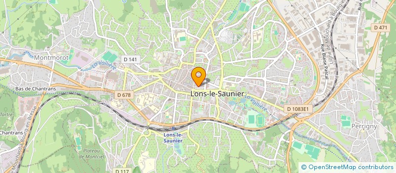 localisation de l'entreprise MADAME AMANDINE DUVAL  LONS-LE-SAUNIER