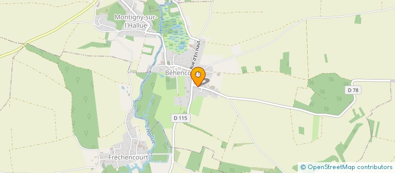 localisation de l'entreprise MADAME AMANDINE DUVAL  BEHENCOURT