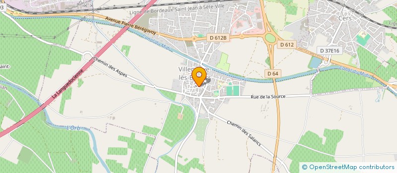 localisation de l'entreprise MADAME AMANDINE ECK à VILLENEUVE-LES-BEZIERS