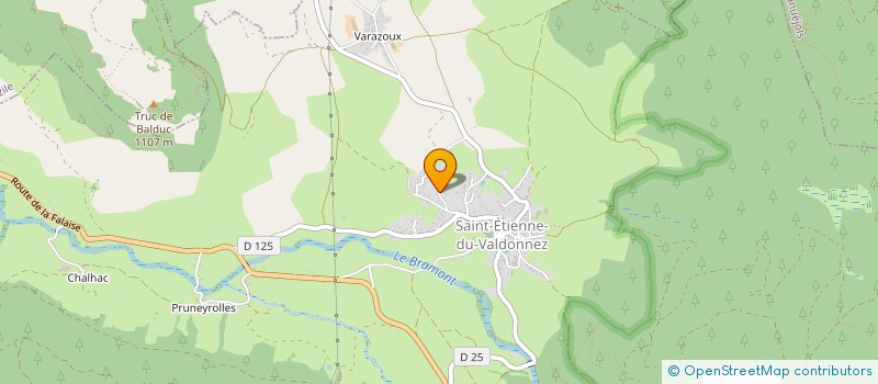 localisation de l'entreprise MADAME AMANDINE ESTEVENON  SAINT-ETIENNE-DU-VALDONNEZ