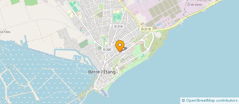 localisation de l'entreprise MADAME AMANDINE ETIENNE à BERRE-L'ETANG