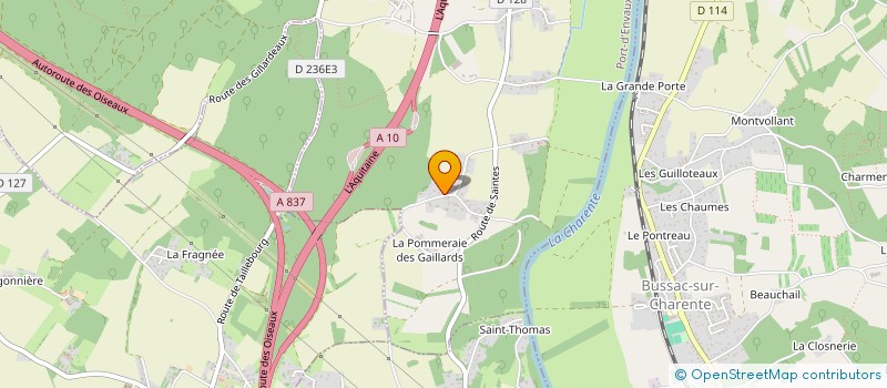 localisation de l'entreprise MADAME AMANDINE ETOURNEAU  PORT-D'ENVAUX