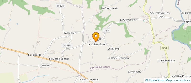 localisation de l'entreprise MADAME AMANDINE EUDES  GAVRAY-SUR-SIENNE