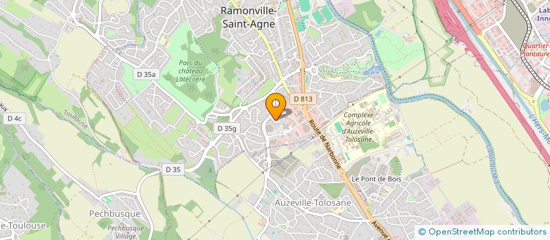 localisation de l'entreprise MADAME AMANDINE EUPHEMIE  RAMONVILLE-SAINT-AGNE