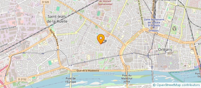 localisation de l'entreprise MADAME AMANDINE EVRARD à ORLEANS