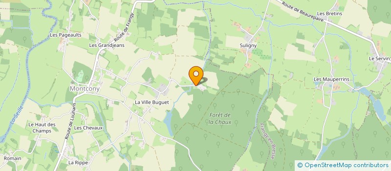 localisation de l'entreprise MADAME AMANDINE EYMAUZY  MONTCONY