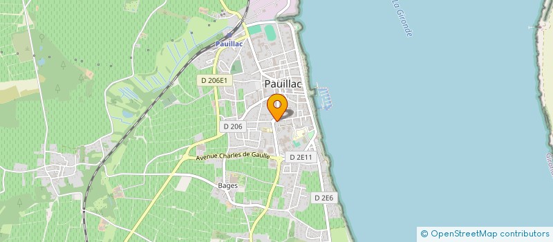 localisation de l'entreprise MADAME AMANDINE EYQUEM  PAUILLAC