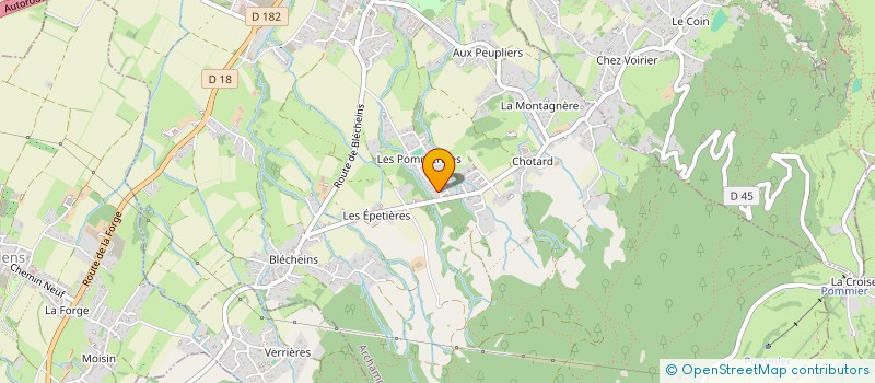 localisation de l'entreprise MADAME AMANDINE FALCONNIER  ARCHAMPS