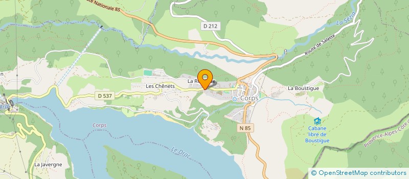 localisation de l'entreprise MADAME AMANDINE FALQUET à CORPS