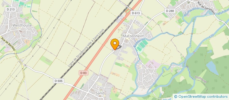 localisation de l'entreprise MADAME AMANDINE FAUVET  MATZENHEIM