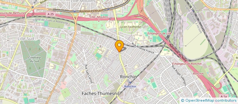 localisation de l'entreprise MADAME AMANDINE FAVIER à LILLE