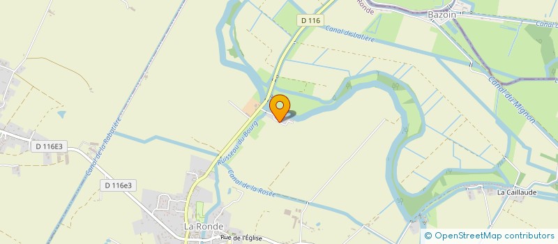 localisation de l'entreprise MADAME AMANDINE FENIOU  LA RONDE