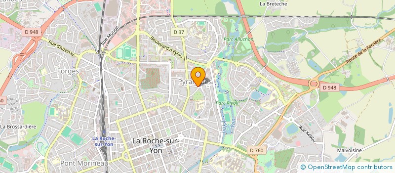 localisation de l'entreprise MADAME AMANDINE FERREIRA à LA ROCHE-SUR-YON