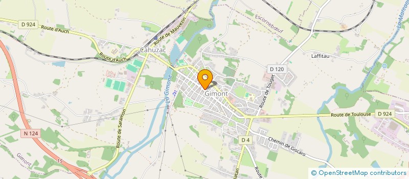 localisation de l'entreprise MADAME AMANDINE FEVRIER  GIMONT