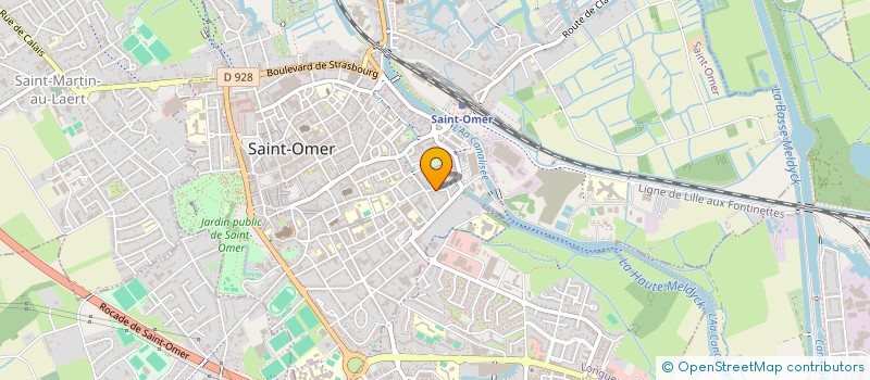 localisation de l'entreprise MADAME AMANDINE FILBIEN  SAINT-OMER