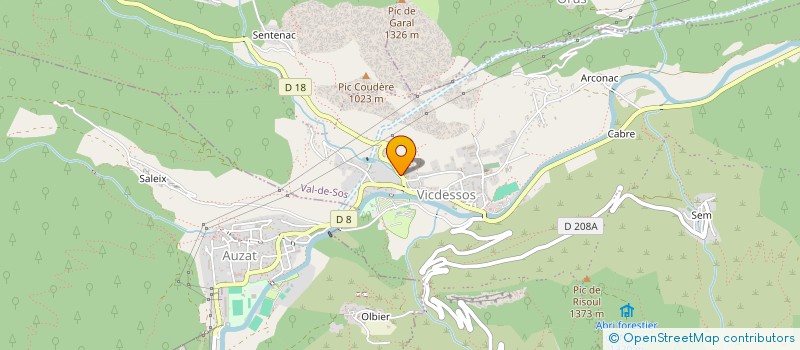 localisation de l'entreprise MADAME AMANDINE FILLON à VAL-DE-SOS