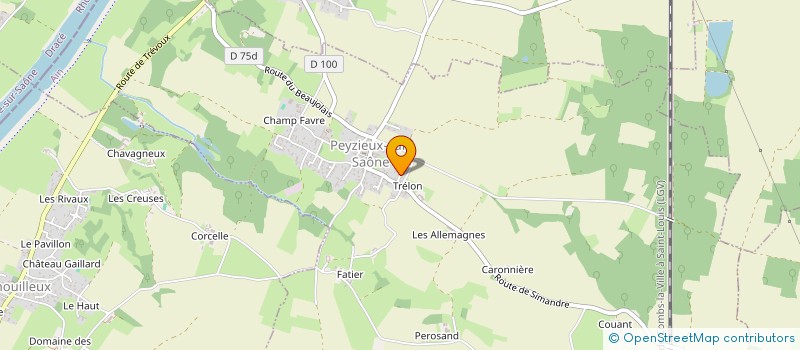 localisation de l'entreprise MADAME AMANDINE FLUTET à PEYZIEUX-SUR-SAONE