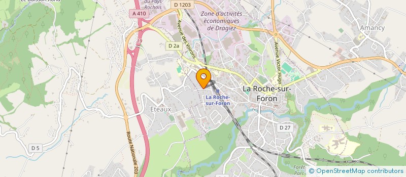 localisation de l'entreprise MADAME AMANDINE FOFANA  LA ROCHE-SUR-FORON