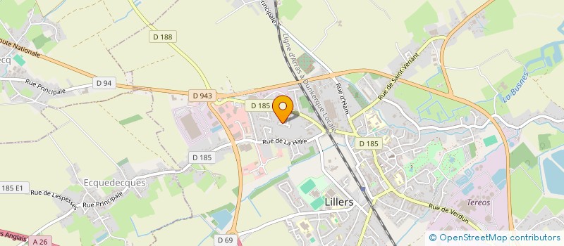 localisation de l'entreprise MADAME AMANDINE FOLLET  LILLERS