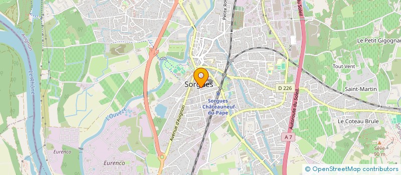 localisation de l'entreprise MADAME AMANDINE FONTAN  SORGUES