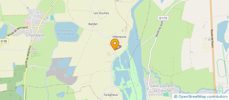 localisation de l'entreprise MADAME AMANDINE FONTIMPE  CHAMBEON