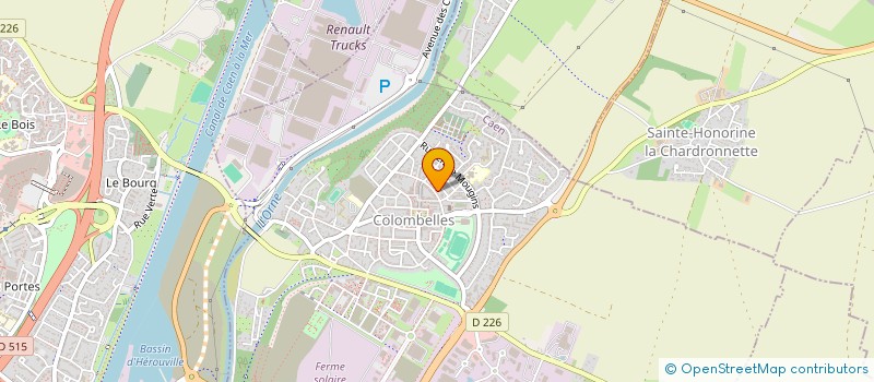 localisation de l'entreprise MADAME AMANDINE FOREST  COLOMBELLES