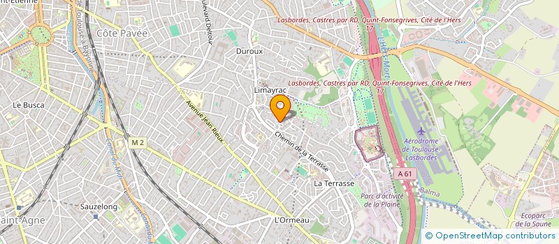 localisation de l'entreprise MADAME AMANDINE FOUCAUD à TOULOUSE