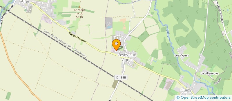 localisation de l'entreprise MADAME AMANDINE FOURNERIE  CESNY-AUX-VIGNES