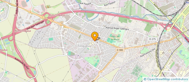 localisation de l'entreprise MADAME AMANDINE FOURNIER  TINQUEUX