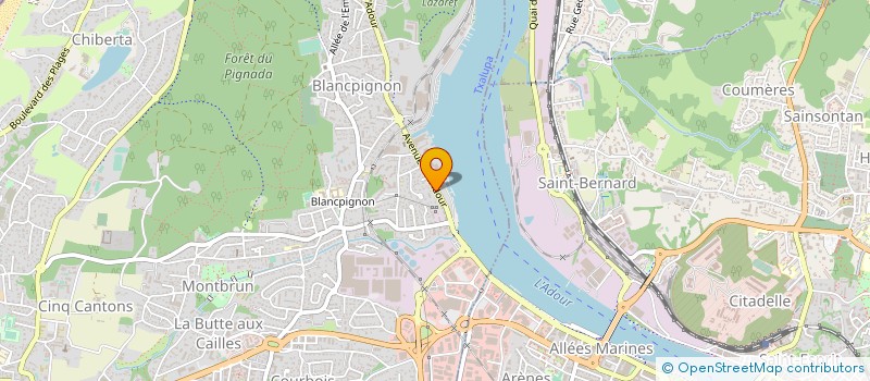 localisation de l'entreprise MADAME AMANDINE FRANCOIS  ANGLET