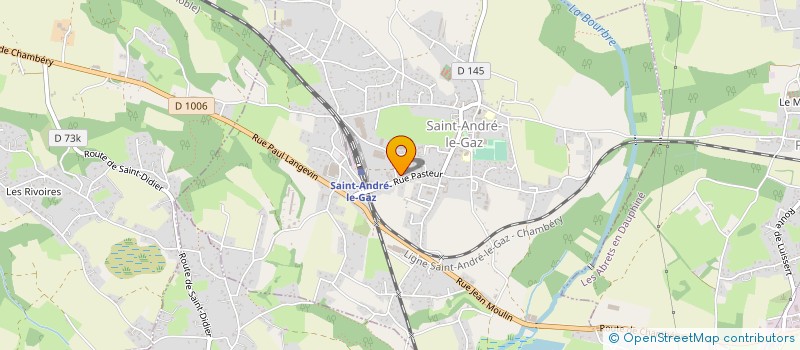 localisation de l'entreprise MADAME AMANDINE FRANCOIS  SAINT-ANDRE-LE-GAZ