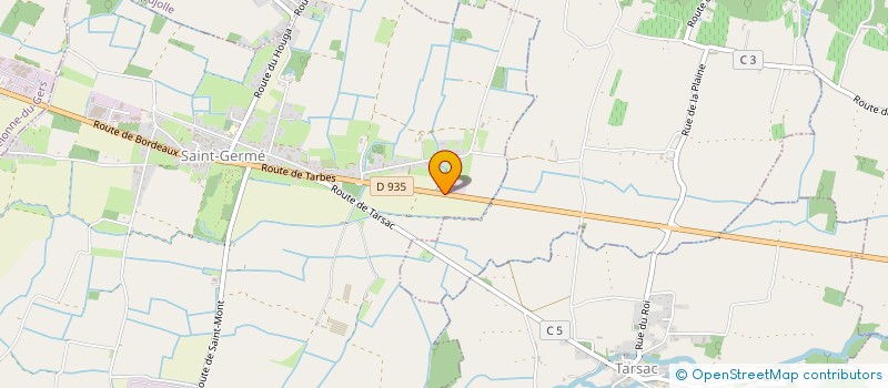 localisation de l'entreprise MADAME AMANDINE FRANCOIS  SAINT-GERME