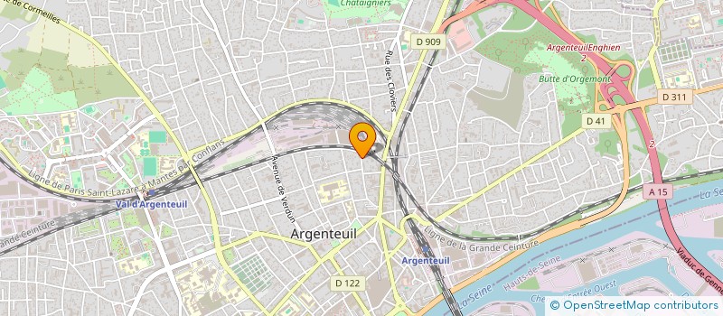 localisation de l'entreprise MADAME AMANDINE FUMBA  ARGENTEUIL