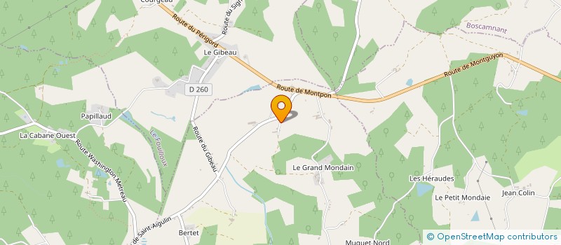 localisation de l'entreprise MADAME AMANDINE GABRIEL à SAINT-MARTIN-DE-COUX