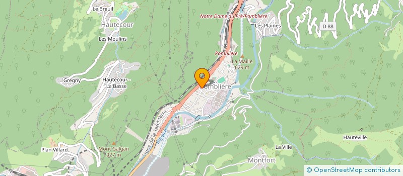 localisation de l'entreprise MADAME AMANDINE GACON  SAINT-MARCEL