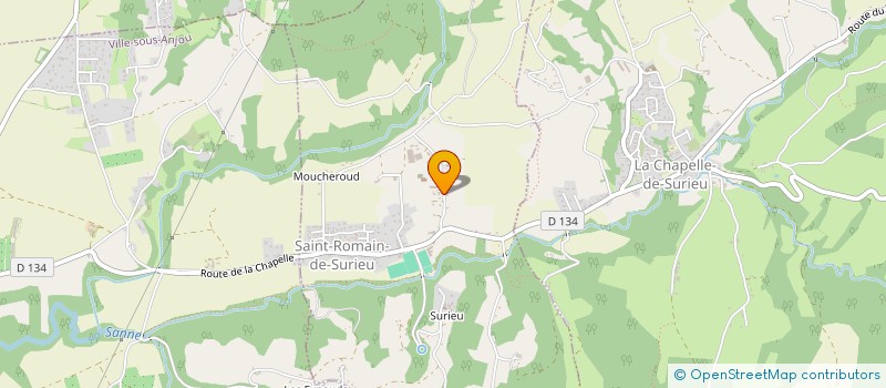 localisation de l'entreprise MADAME AMANDINE GAGNE  SAINT-ROMAIN-DE-SURIEU