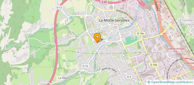 localisation de l'entreprise MADAME AMANDINE GAILLARD à LA MOTTE-SERVOLEX
