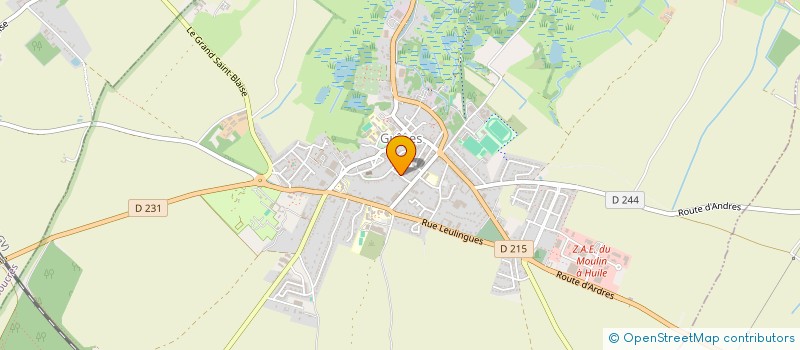 localisation de l'entreprise MADAME AMANDINE GALLAND  GUINES