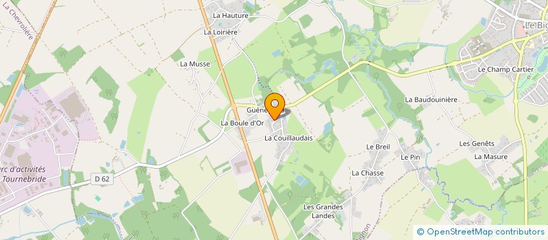 localisation de l'entreprise MADAME AMANDINE GARANDEAU  LE BIGNON