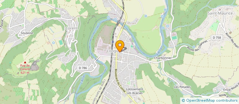 localisation de l'entreprise MADAME AMANDINE GARCIA  VIC-LE-COMTE