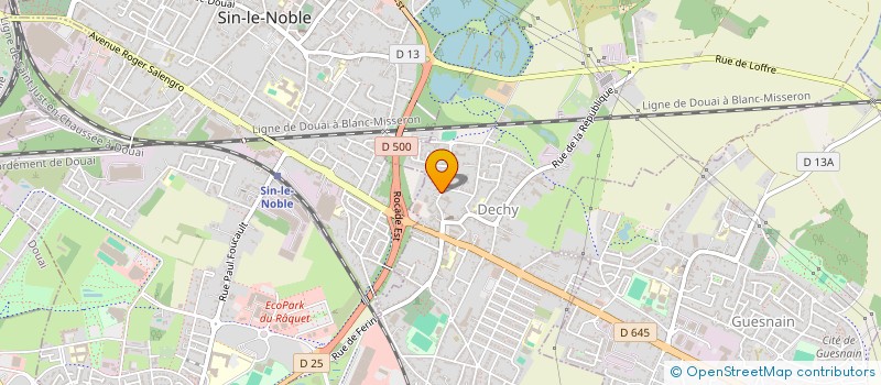 localisation de l'entreprise MADAME AMANDINE GARCON  DECHY