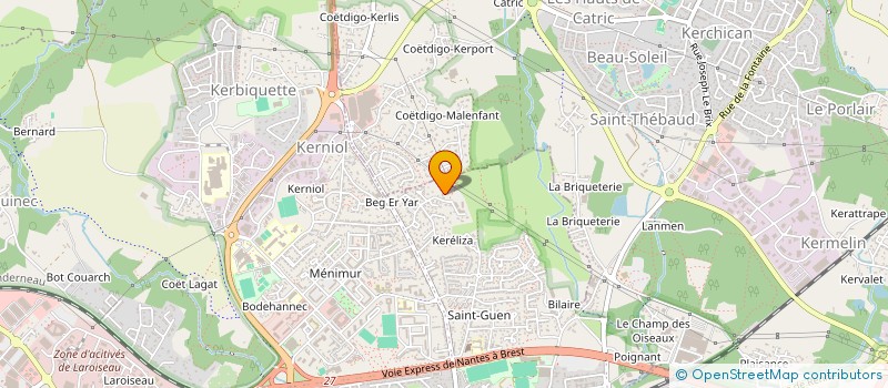 localisation de l'entreprise MADAME AMANDINE GARDEZ-NORMAND à VANNES