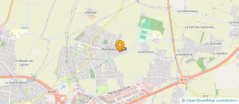 localisation de l'entreprise MADAME AMANDINE GAREL  PUILBOREAU