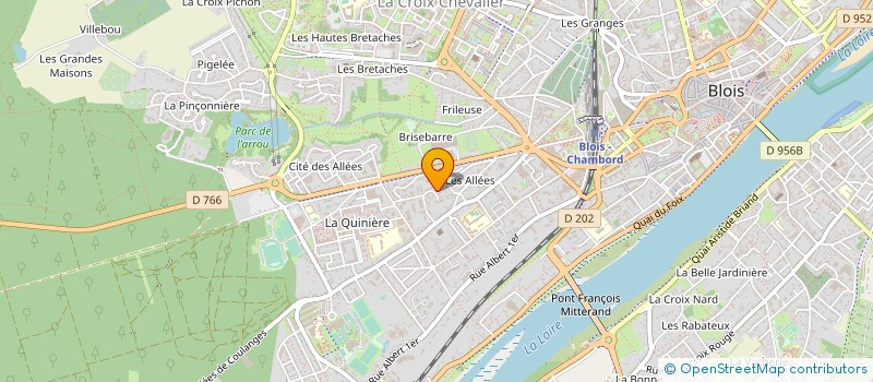 localisation de l'entreprise MADAME AMANDINE GARNIER  BLOIS