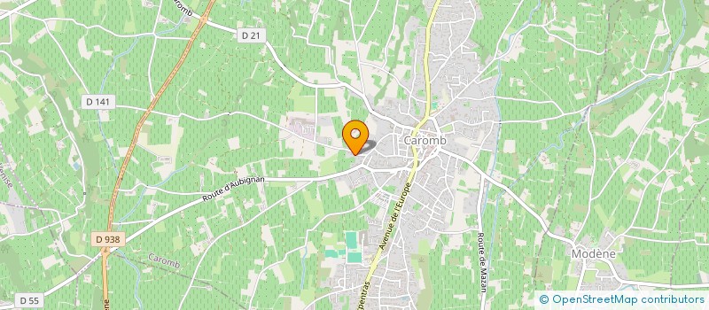 localisation de l'entreprise MADAME AMANDINE GASION  CAROMB