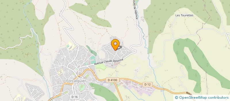 localisation de l'entreprise MADAME AMANDINE GAUTIER à FORCALQUIER